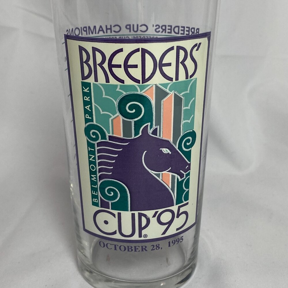 VNTG Breeders Cup Louisville KY October 28,1995 Official Commemorative Glass NEW
